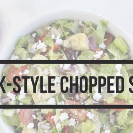 Greek Style Chopped Salad