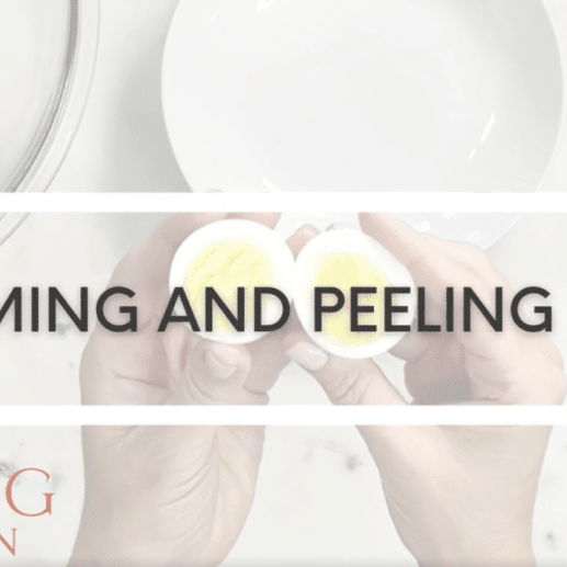 Steaming and Peeling Eggs